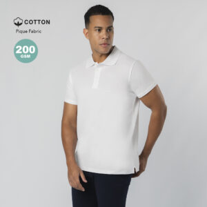Ref. 21838 POLO ADULTO BLANCO CHAPLIN