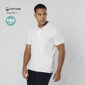 Ref. 22338 POLO ADULTO BLANCO CHARLES