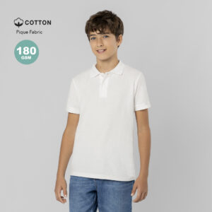 Ref. 22340 POLO NIÑO BLANCO CHARLES