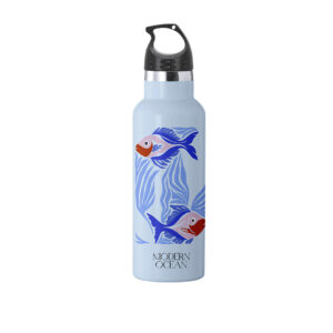 Ref. 40028 Bidón Acero Inox 500 ml Pared Simple Multitapón