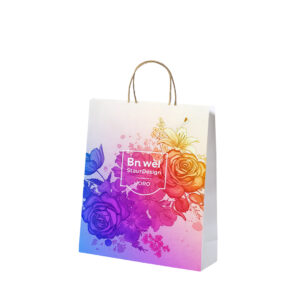 Ref. 40063 Bolsa Papel 100 g/m² Asas Torcidas 18 x 22,5 + 8 cm