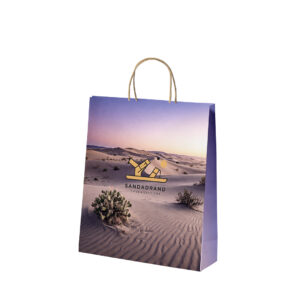 Ref. 40064 Bolsa Papel 100 g/m² Asas Torcidas 18 x 24 + 8 cm
