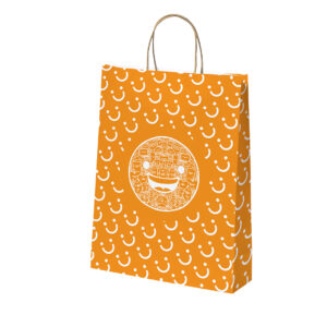 Ref. 40065 Bolsa Papel 100 g/m² Asas Torcidas 18 x 34 + 8 cm