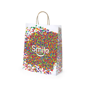 Ref. 40068 Bolsa Papel 100 g/m² Asas Torcidas 25 x 31 + 11 cm
