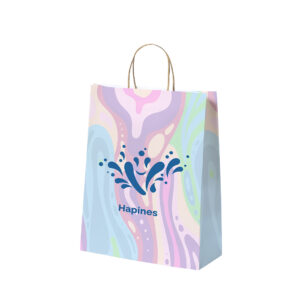 Ref. 40069 Bolsa Papel 100 g/m² Asas Torcidas 25 x 33 + 13 cm