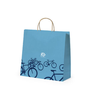 Ref. 40070 Bolsa Papel 100 g/m² Asas Torcidas 27 x 26 + 14 cm