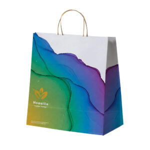 Ref. 40074 Bolsa Papel 100 g/m² Asas Torcidas 37 x 35 + 22 cm