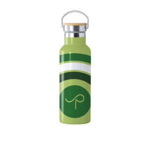 Ref. 40078 Bidón Acero Inox 500 ml Doble Pared Multitapón