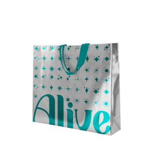 Ref. 40090 Bolsa Termosellada Laminada Non Woven 120g 45 x 40 + 20 cm Fuelle Completo