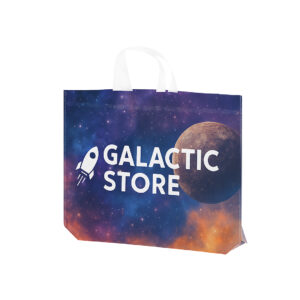 Ref. 40097 Bolsa Termosellada Laminada Non Woven 120g 30 x 40 + 10 cm Fuelle En Base