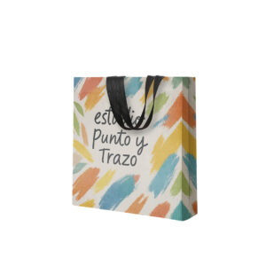 Ref. 40118 Bolsa Termosellada Laminada RPET Non Woven 100g 38 x 40 + 10 cm Fuelle Completo