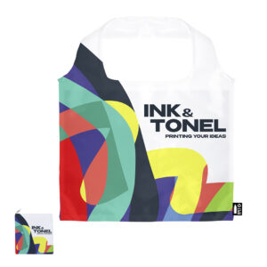 Ref. 40159 Bolsa Plegable XL Con Funda Cremallera 49 x 60 cm Poliéster RPET