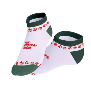 Ref. 40200 Par de Calcetines Cortos Jacquard Algodón/ Poliéster/ Elastano