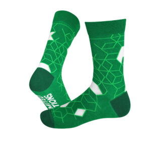Ref. 40202 Par de Calcetines Largos Jacquard Algodón/ Poliéster/ Elastano