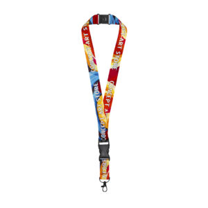 Ref. 40263 Lanyard Especial Sublimación. Poliéster Satén Con Mosquetón