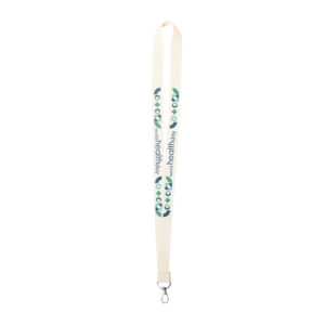 Ref. 40270 Lanyard Algodón Orgánico 100% Con Mosquetón