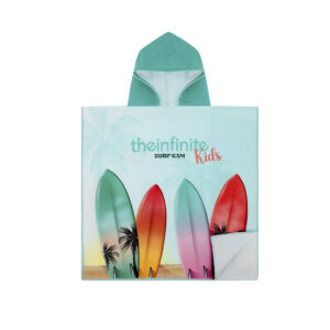 Ref. 40328 Poncho Toalla Niño. 50% Poliéster + 50% Algodón 300 g/m²