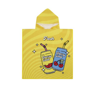 Ref. 40330 Poncho Toalla Niño. 100% Poliéster 300 g/m²