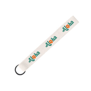 Ref. 40390 Llavero Short Lanyard Algodón Orgánico 100%