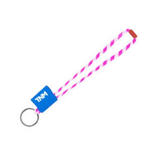 Ref. 40395 Llavero Short Lanyard Poliéster Cilíndrico Sublimación