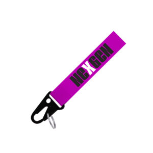 Ref. 40400 Llavero Short Lanyard Poliéster Plano Gancho Serigrafía