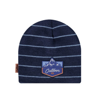 Ref. 40435 Gorro Beanie Acrílico Rayas 2 Capas