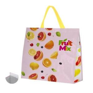 Ref. 40445 Nevera Bolsa PP Woven Laminado + Aluminio + Espuma. 34 x 34 x 17 cm