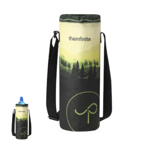 Ref. 40446 Nevera Botella 600D + PEVA + Espuma. 28 cm x 10,5 cm diam