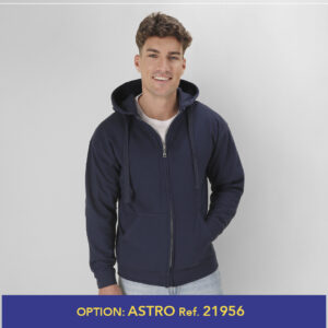 5866 Sudadera Adulto Capucha + Cremallera "keya" SWZ280