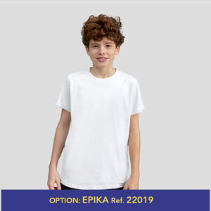 5873 Camiseta Niño Blanca "keya" YC150